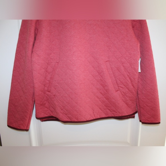 Eddie Bauer red/pink pullover (NWT) (size women’s L) - Picture 3 of 10